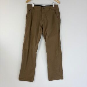 KUHL Slax Hiking Pants Mens 32x30 Brown Klassik Fit Enduro Technical Chino 5090